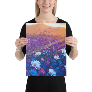 Sunrise Blossom Canvas Print - Left Side