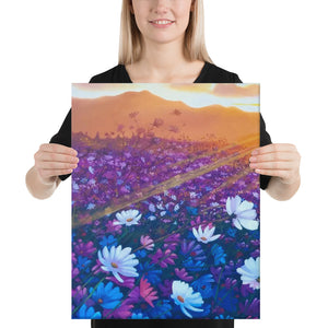 Sunrise Blossom Canvas Print - Left Side
